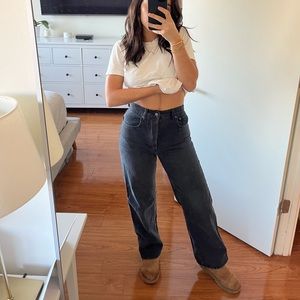 Boyish ziggy black vintage wash jeans